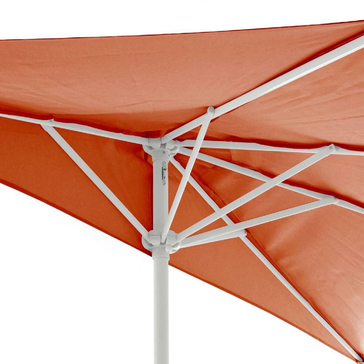 VCM Balkon-Sonnenschirm terracotta Polyester-Mischgewebe B/H/T: ca. 270x235x140 cm