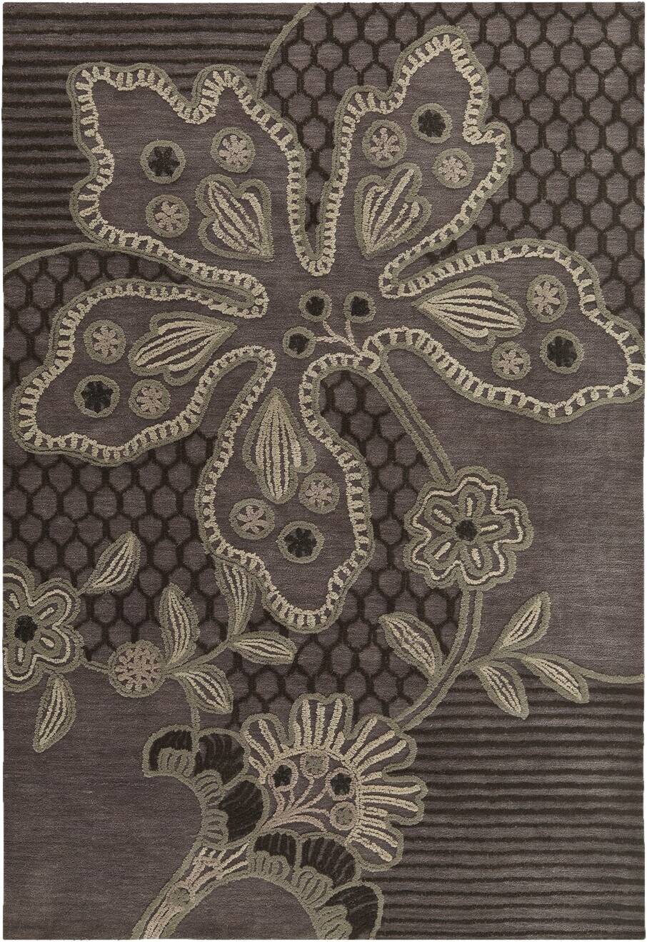 Arte Espina Kurzflorteppich Mood 4306 braun B/L: ca. 120x180 cm