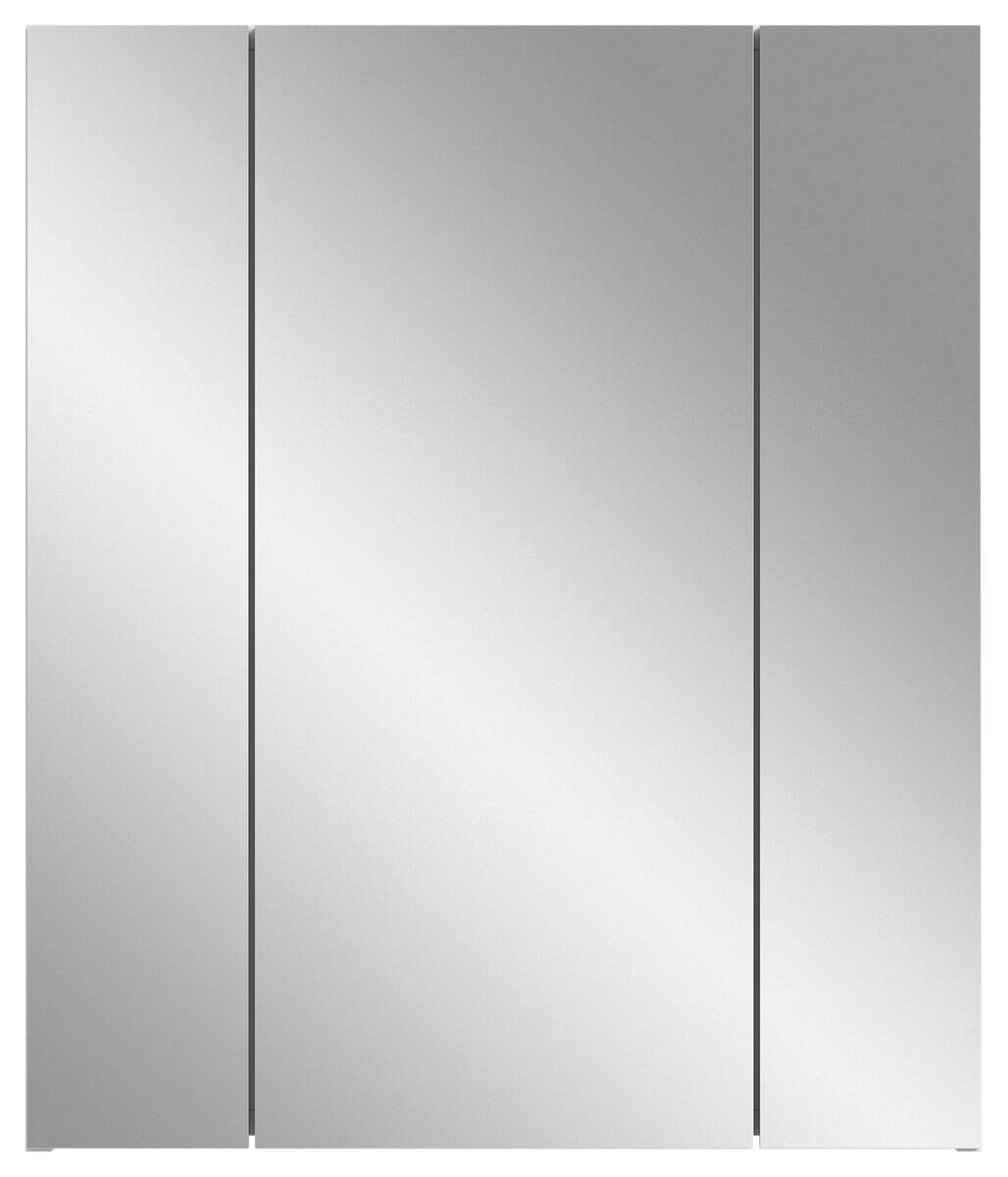 Badezimmer-Set ICE weiß weiß Hochglanz B/H/T: ca. 60x190x32 cm