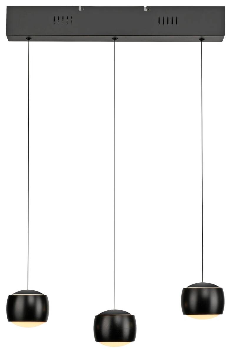 Just Light Pendelleuchte Ballini schwarz