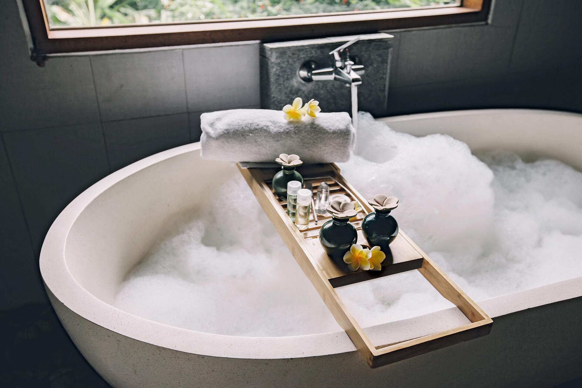 Badewannenablage natur Bambus B/L: ca. 92x18 cm