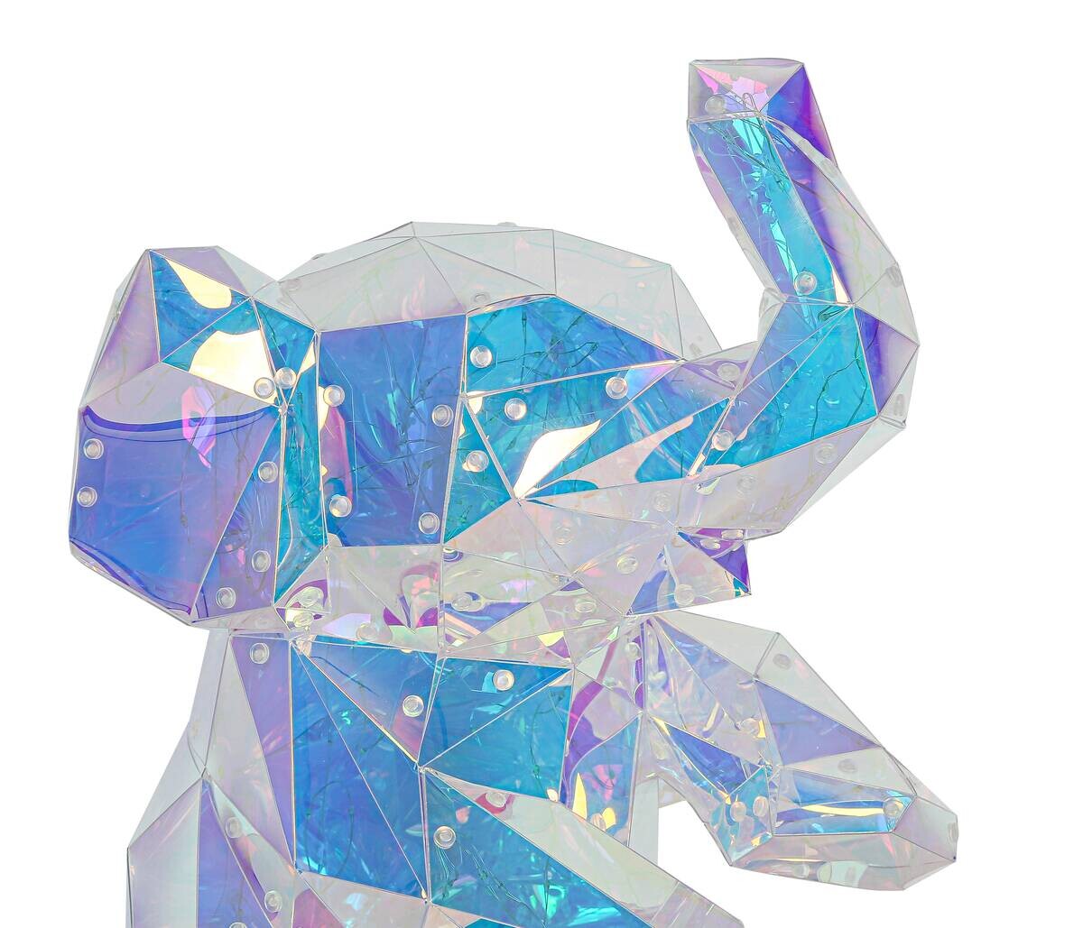 Nolo LED-Dekoleuchte Elefant transparent