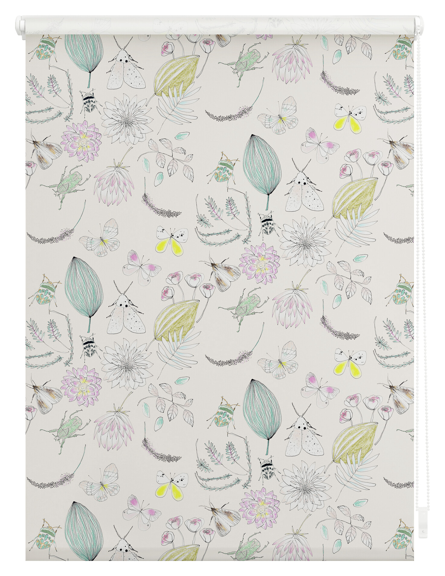 LICHTBLICK Rollo Mx Bohemian Garden bunt B/L: ca. 90x150 cm