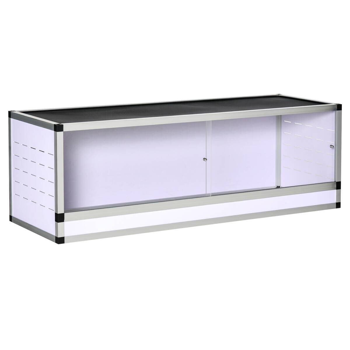 PawHut Terrarium silber Polyester B/H/L: ca. 40x120x40 cm