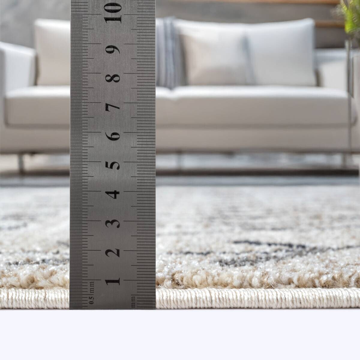 Sanat Teppich creme B/L: ca. 120x120 cm