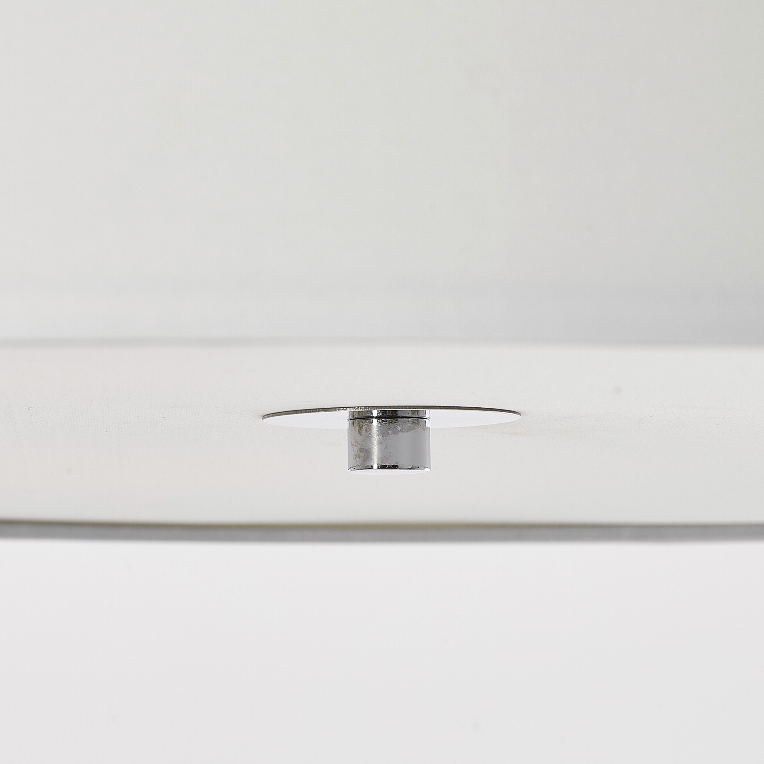 Brilliant Deckenleuchte Andria 93522/05 weiß Chrom Textil Metall H/D: ca. 26,5x60 cm E27 3 Brennstellen