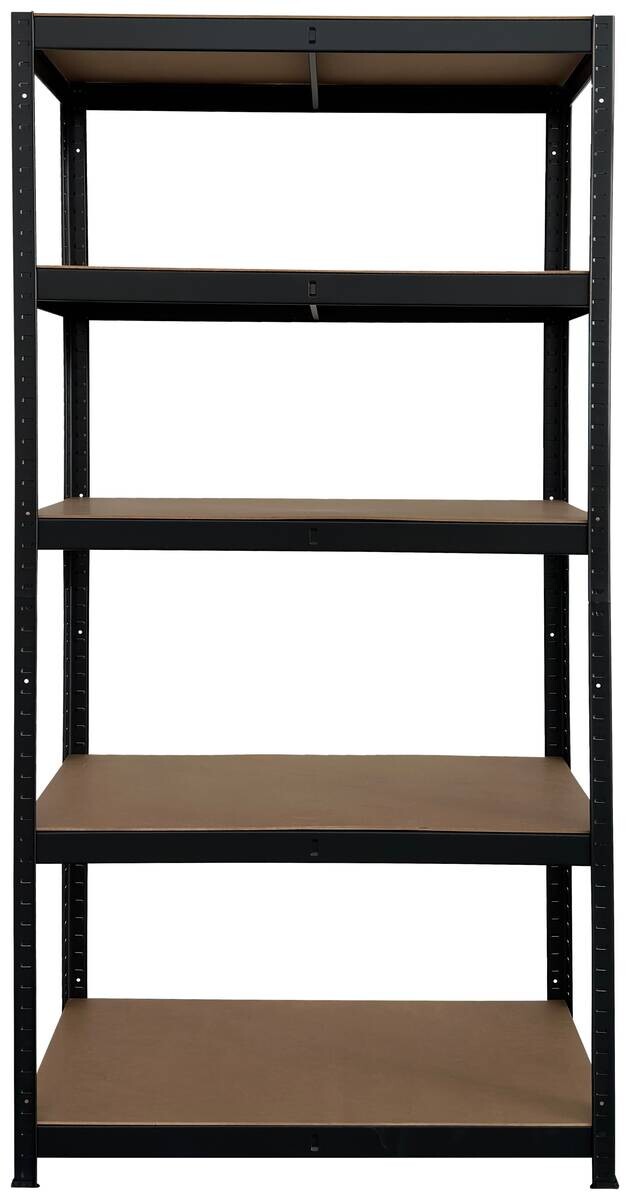 Schwerlaststeckregal schwarz B/H/T: ca. 90x180x40 cm