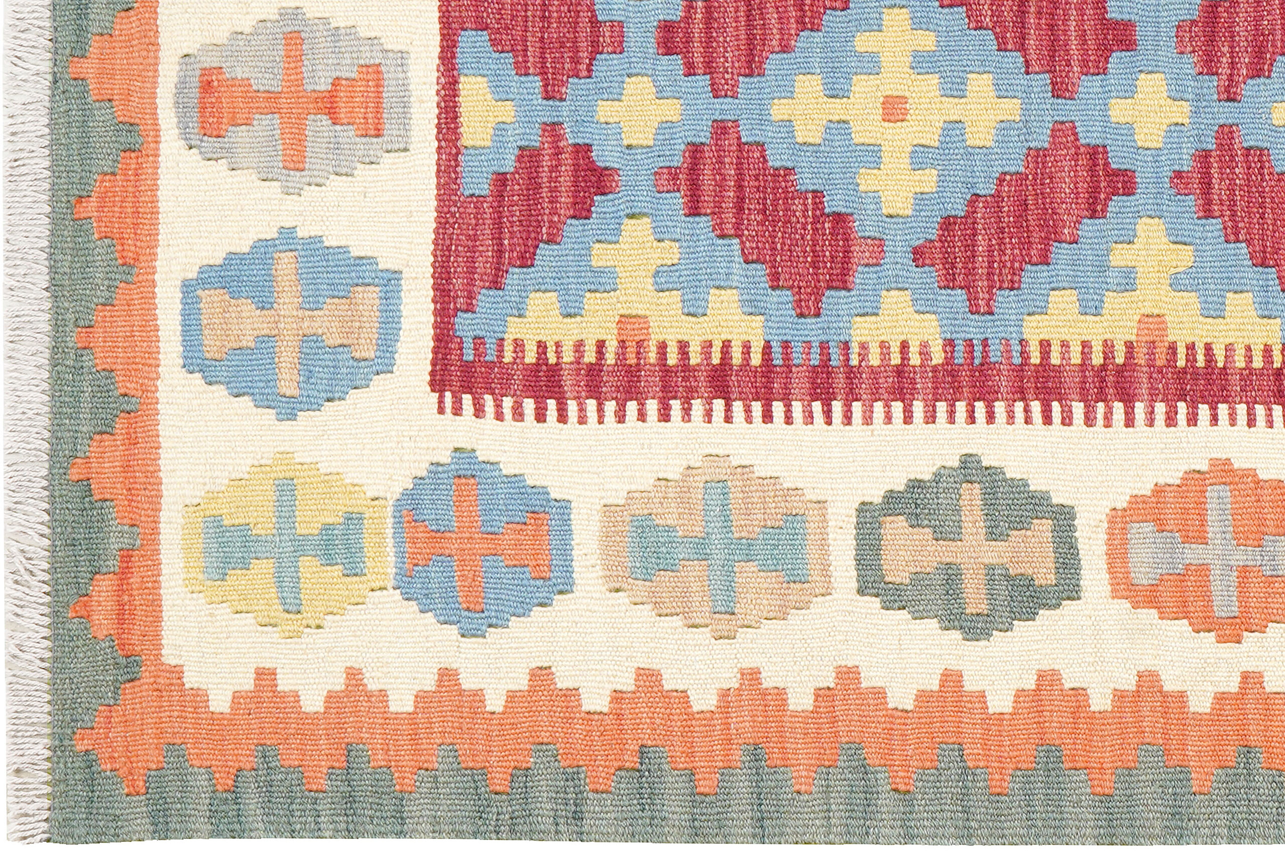 PersaTepp Teppich Kelim Gashgai blau B/H/L: ca. 101x1x151 cm