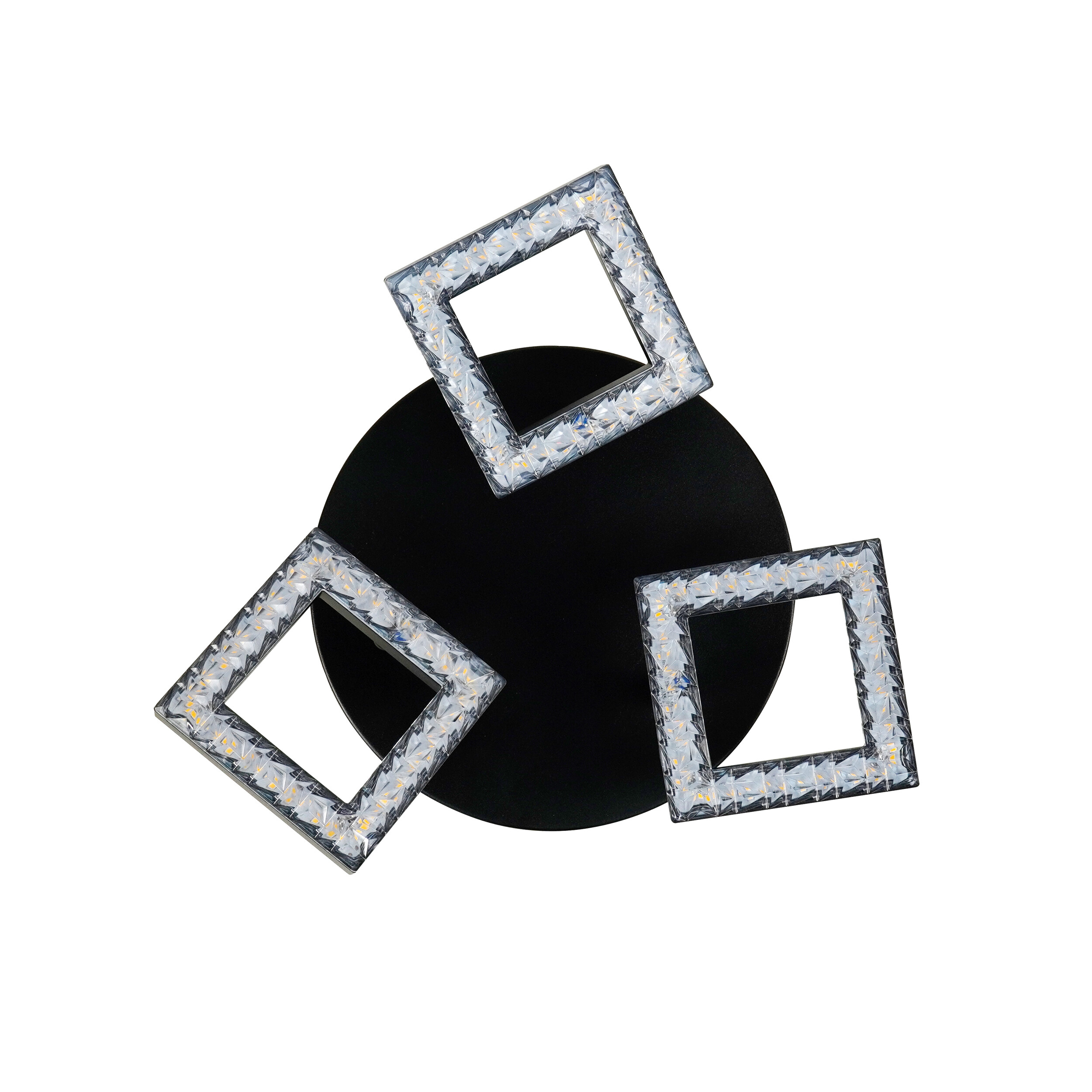 POCOline LED-Spot Kalea mattschwarz Acryl H/D: ca. 8x22 cm 3 Brennstellen