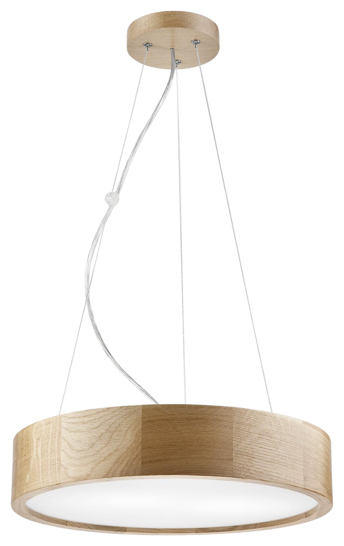 Lamkur Deckenleuchte weiß Holz Glas B/H/L: ca. 38x80x38 cm E27 2 Brennstellen