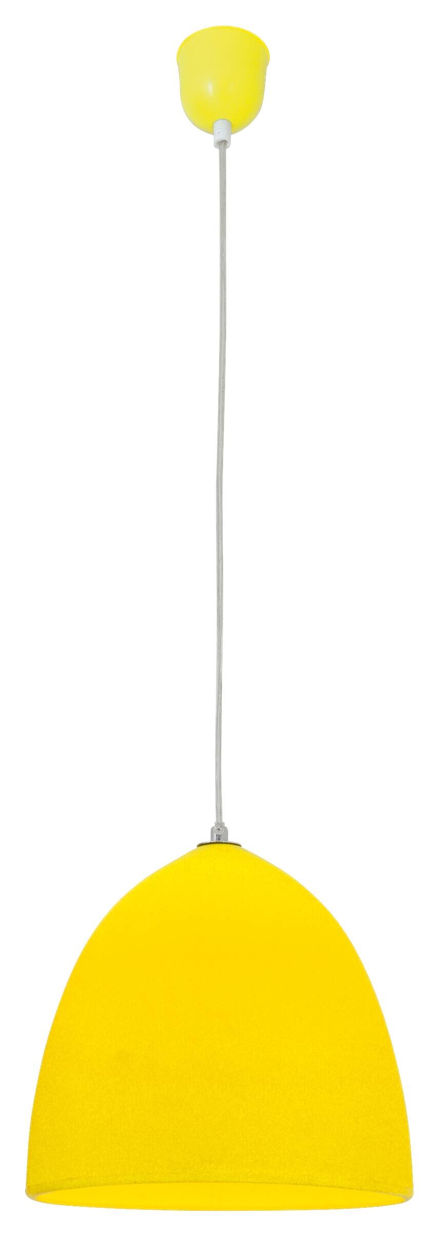 Näve Leuchten Pendelleuchte 6063515 gelb Kunststoff B/H/T: ca. 25x110,8x25 cm E27 1 Brennstellen