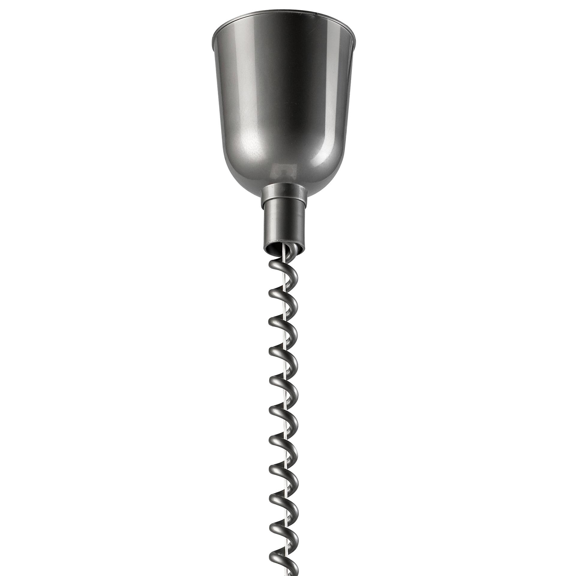 Lamkur Deckenleuchte silber Glas B/H/L: ca. 64x30x64 cm E27 1 Brennstellen