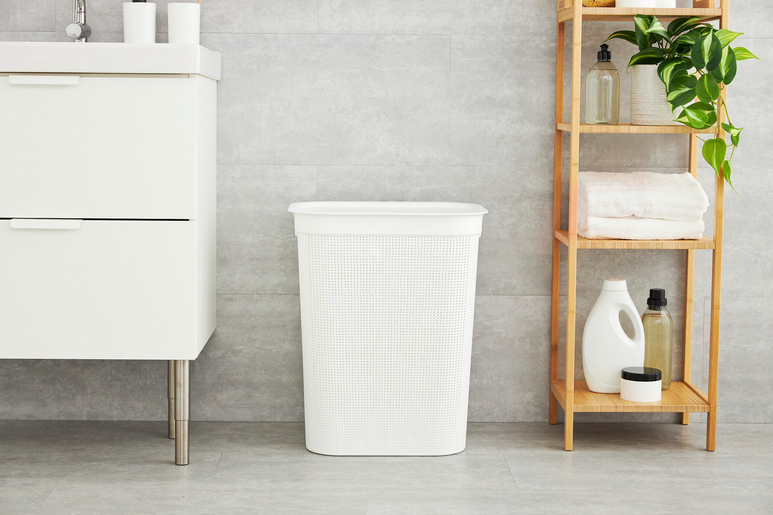 Rotho Wäschebox weiß B/H/L: ca. 34x52,9x43,1 cm