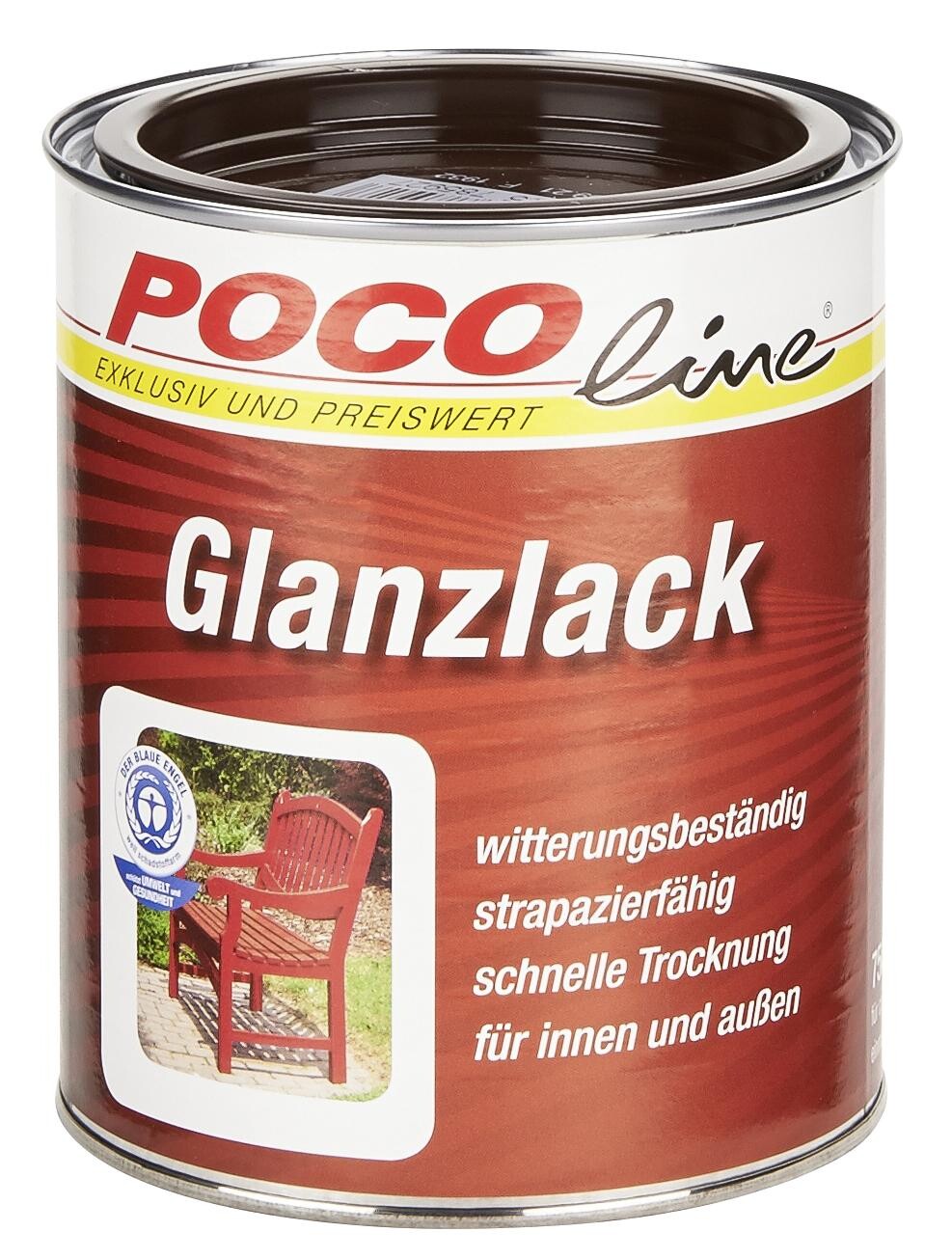 POCOline Acyl Buntlack schokobraun glänzend ca. 0,75 l