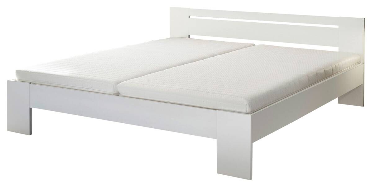 Futonbett Cannes weiß Liegefläche B/L: ca. 180x200 cm