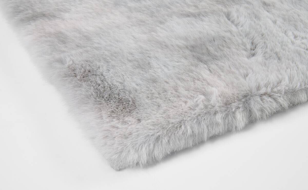 Fellimitat Moyo Batik silber B/L: ca. 120x160 cm