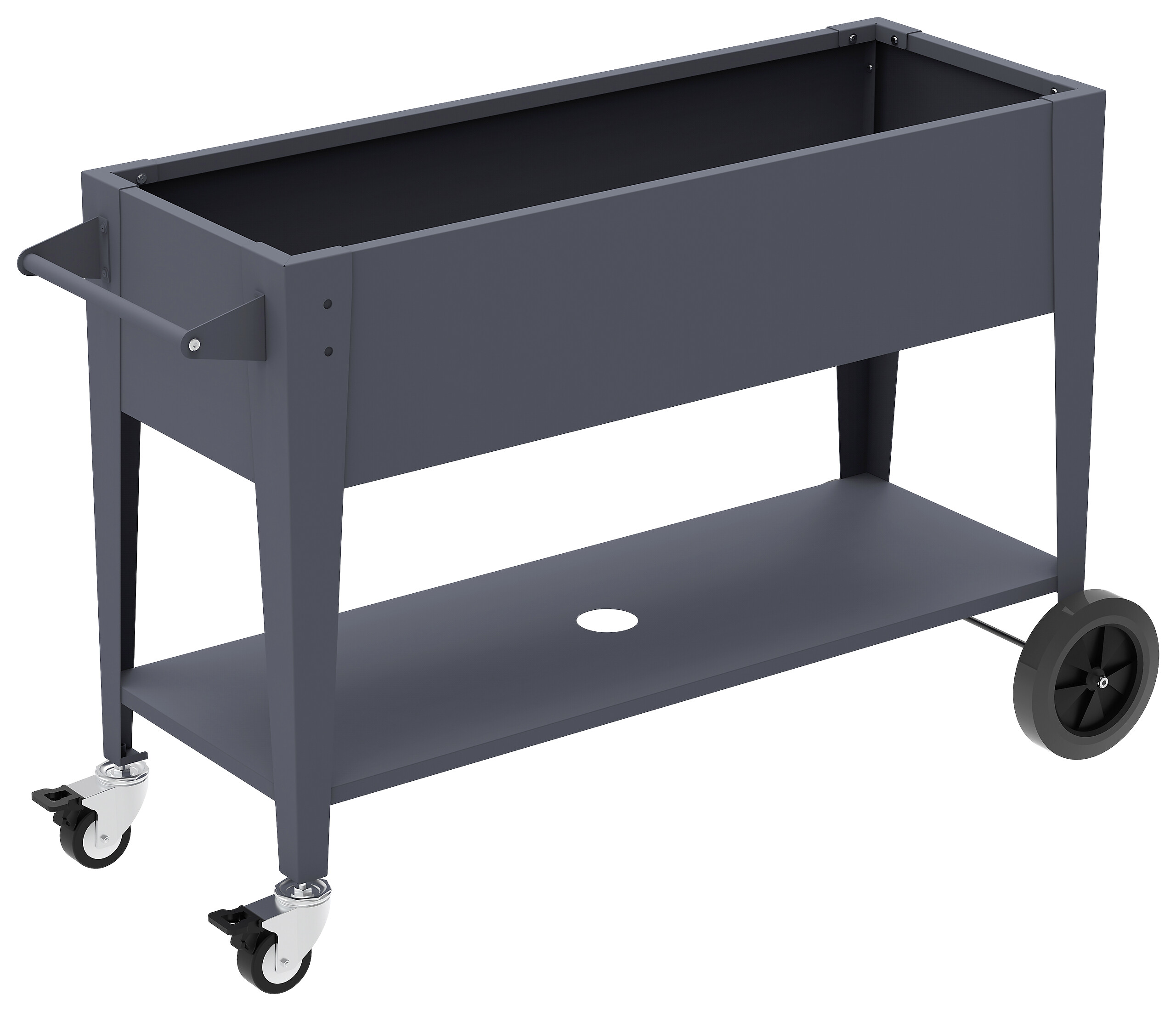 Westmann Hochbeet Mobila anthrazit Stahl B/H/L: ca. 118x80x50 cm