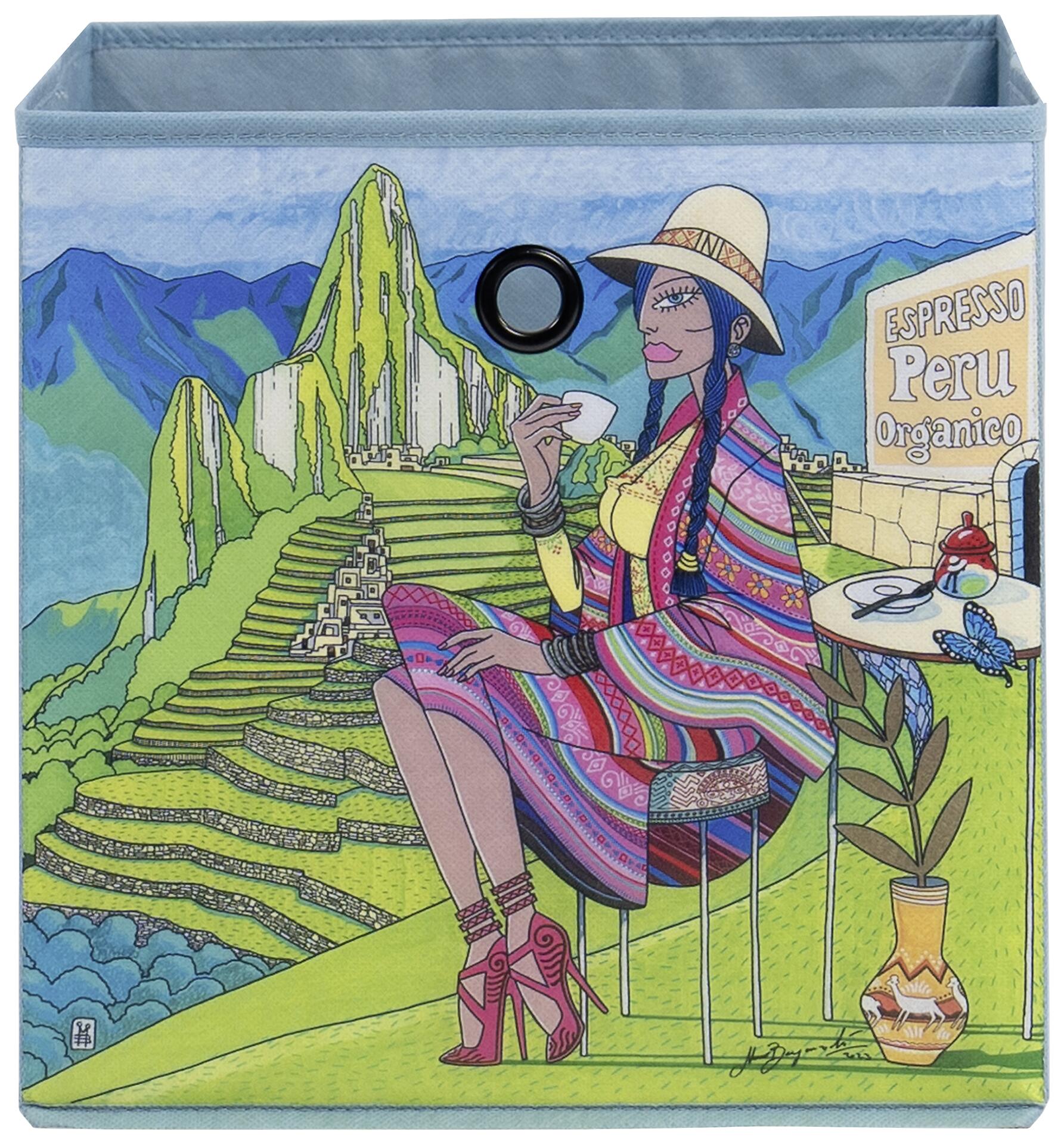 Stoffbox Stoffbox hellblau B/H/T: ca. 32x32x32 cm