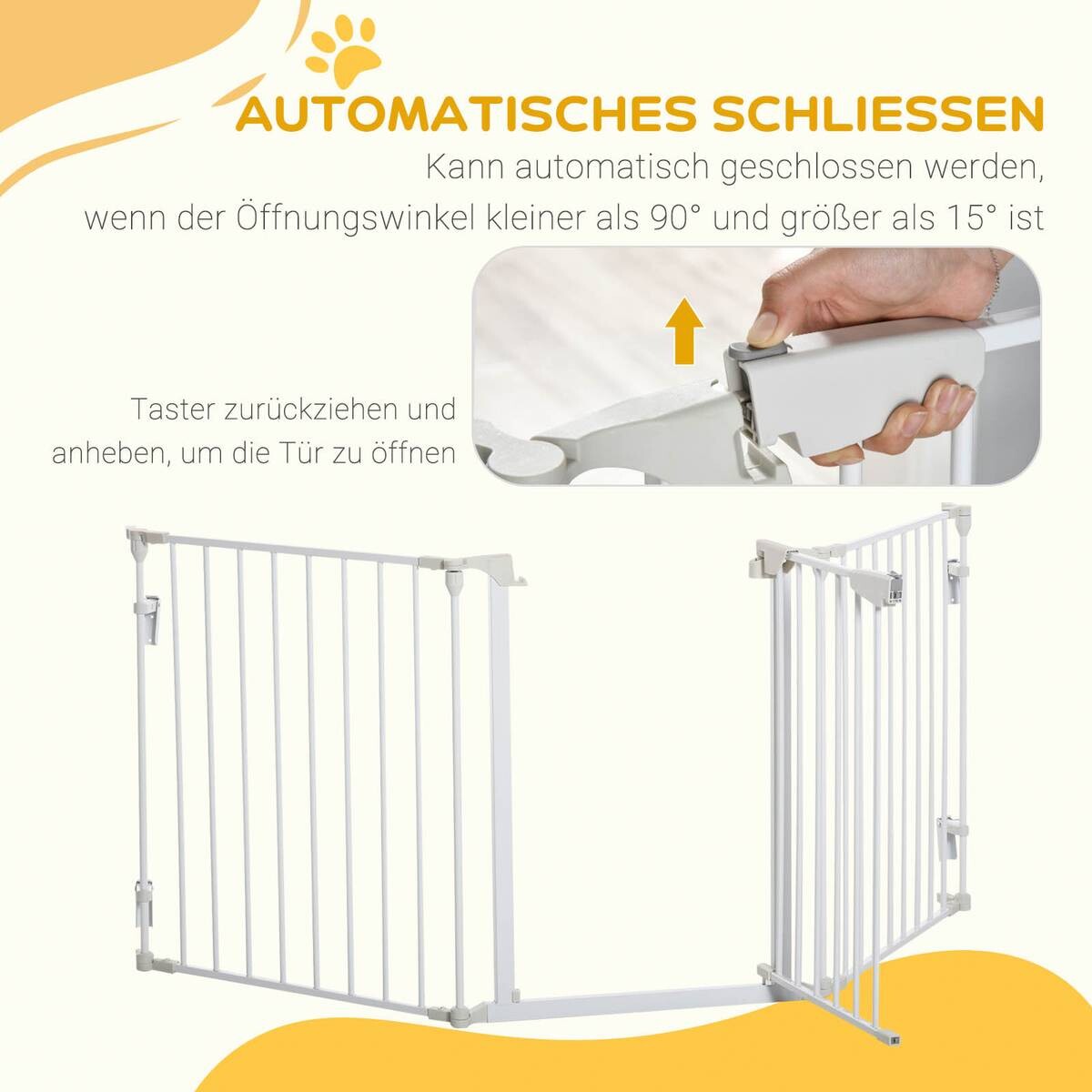 PawHut Absperrgitter