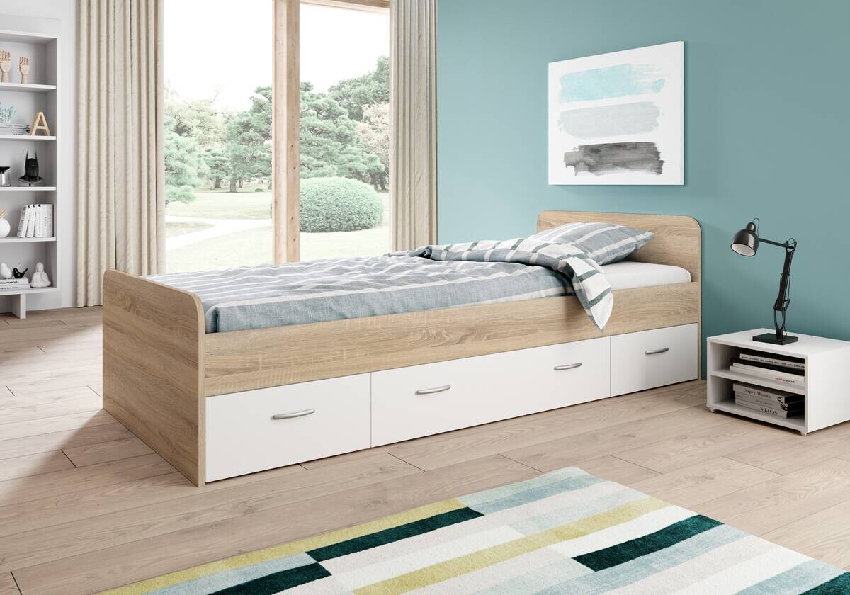 Jugendbett Eiche Sonoma Nachbildung