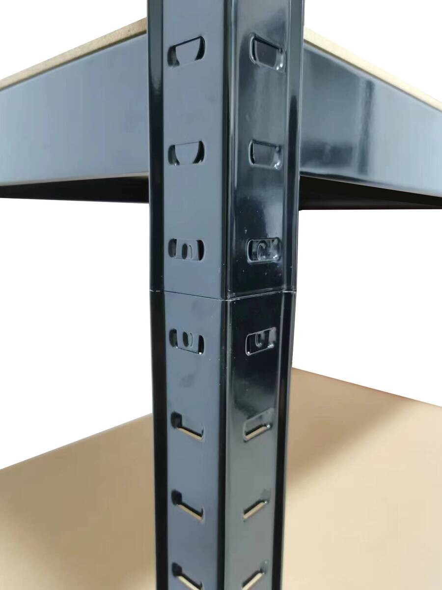 Schwerlaststeckregal schwarz B/H/T: ca. 90x180x60 cm