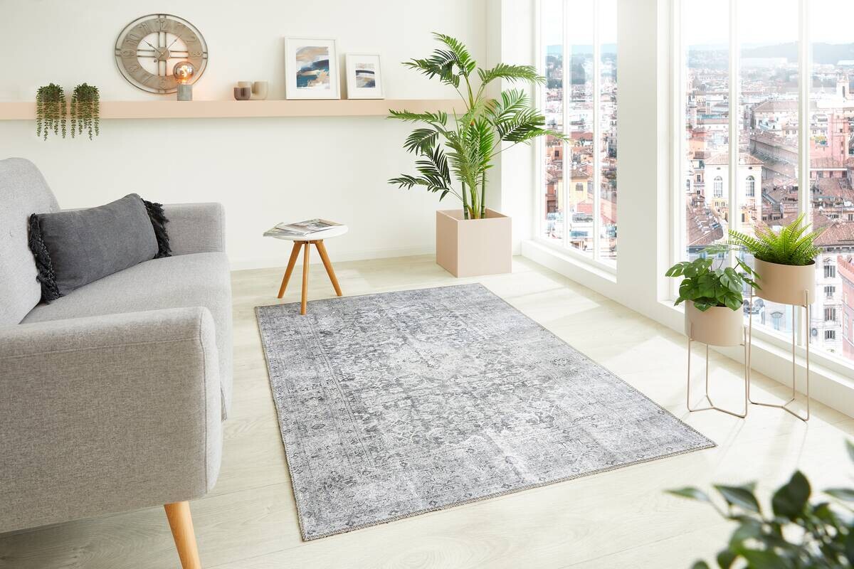 Luxor Living Teppich Lago grau B/L: ca. 160x230 cm