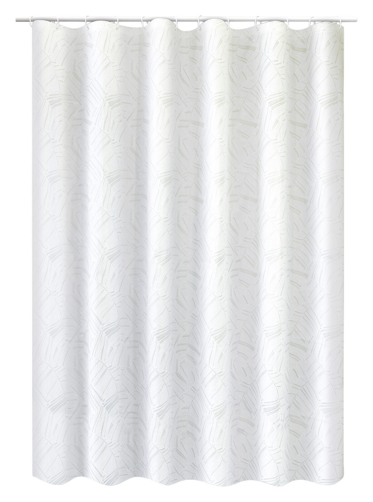 Acus Duschvorhang weiß Kunststoff B/L: ca. 180x200 cm