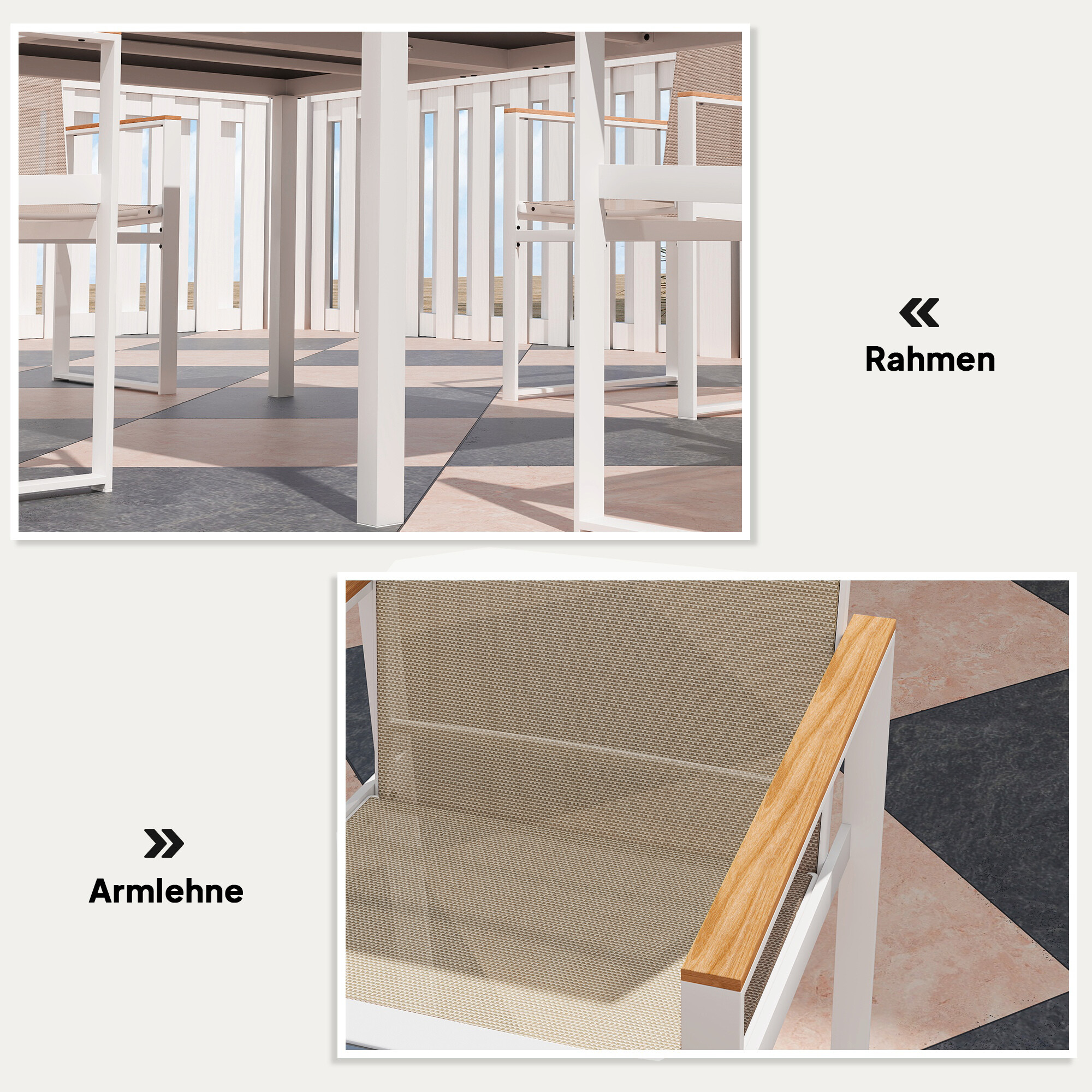 Outsunny Gartenmöbel-Set