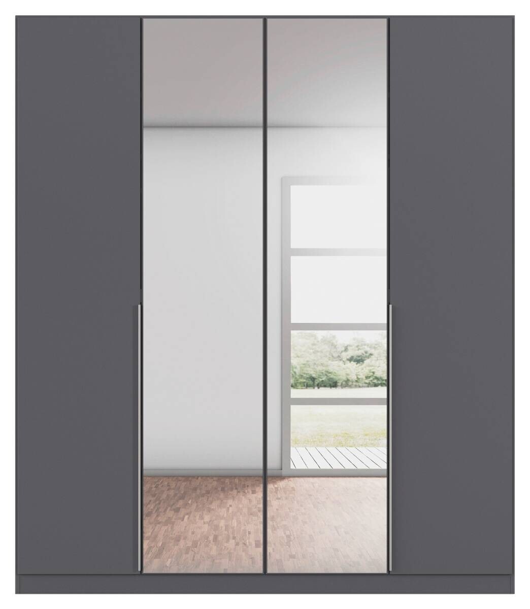 Kleiderschrank Alabama grau B/H/T: ca. 181x210x54 cm