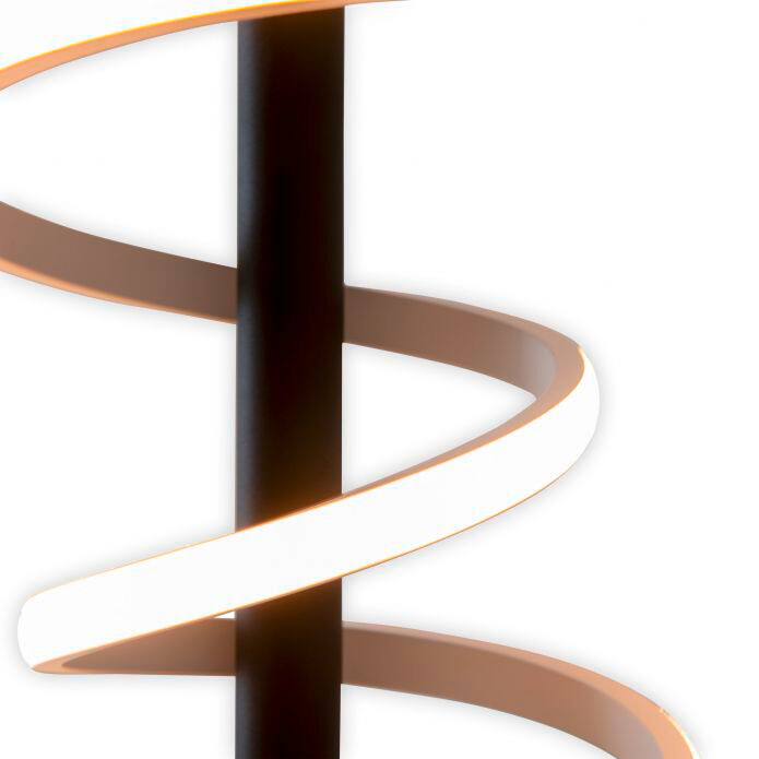 Näve Leuchten LED Tischleuchte NV3183322 schwarz Opal Metall Kunststoff H/T: ca. 50x20 cm null 1 Brennstellen