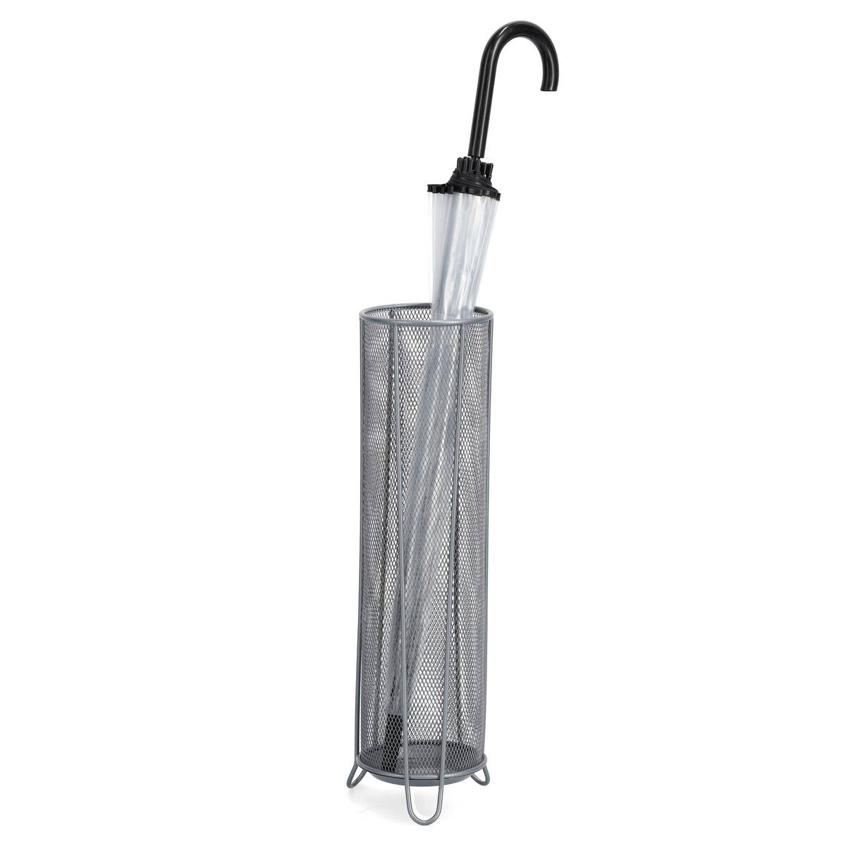 Zeller Schirmständer silber B/H/L: ca. 14x53x14 cm