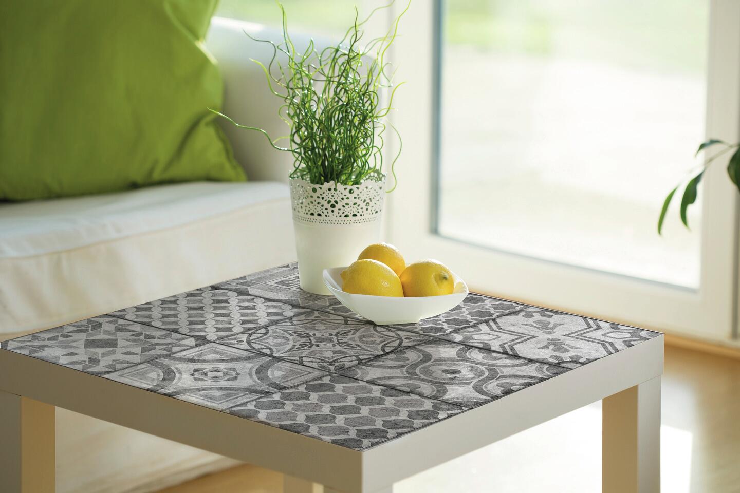 d-c-fix Dekofolie Visbi grau weiß B/L: ca. 45x150 cm d-c-fix Dekofolie Visbi grau weiß B/L: ca. 45x150 cm