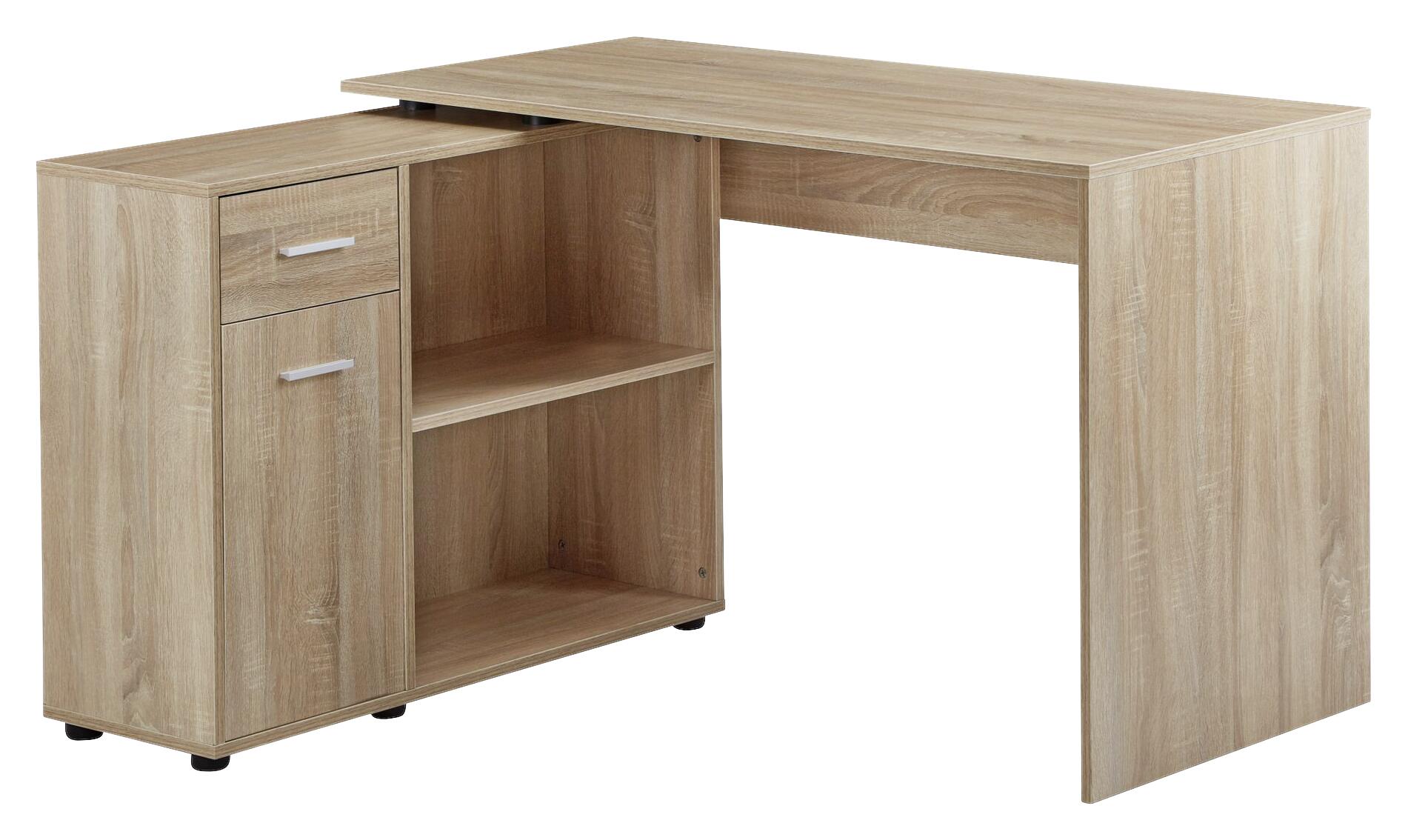 Schreibtischkombination Eiche Sonoma Nachbildung B/H/T: ca. 120x75,5x106,5 cm