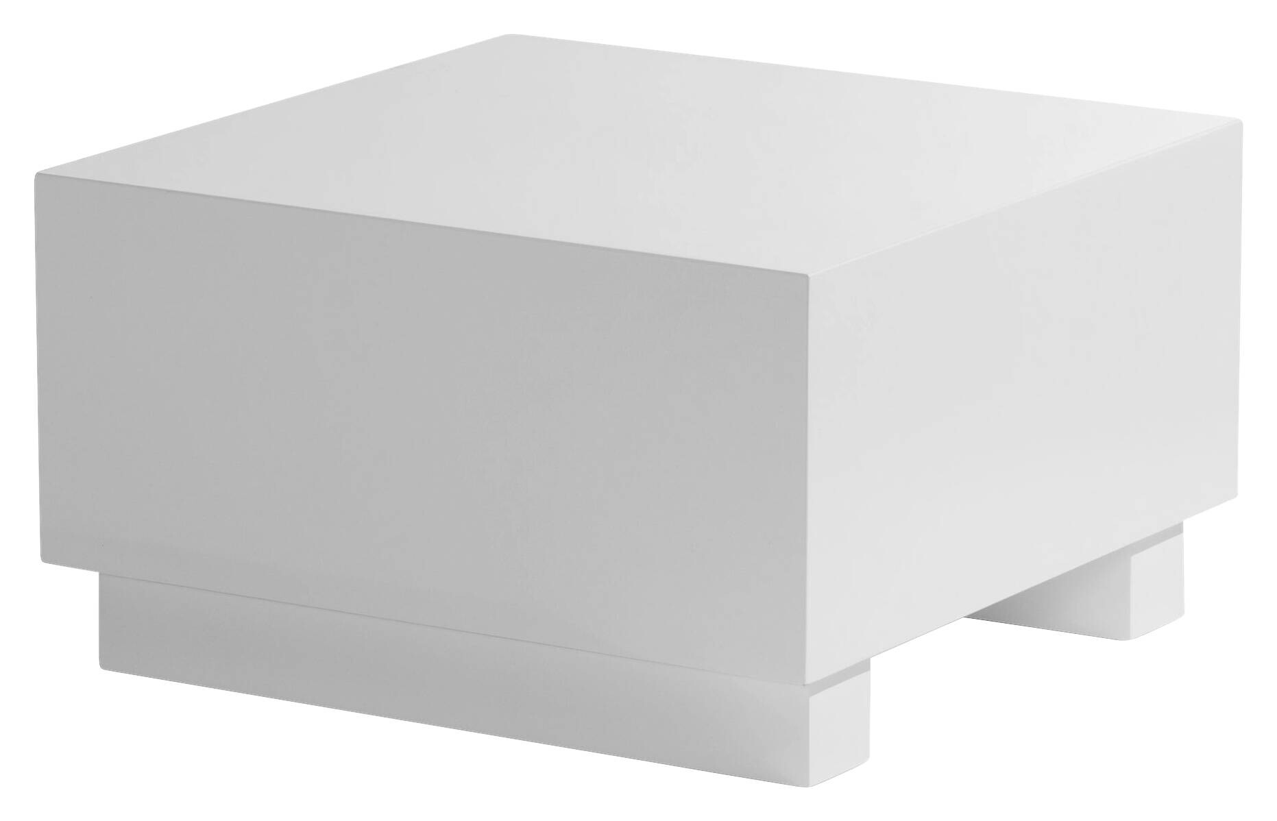 Wohnling Couchtisch weiß Marmor B/H/T: ca. 60x35x60 cm