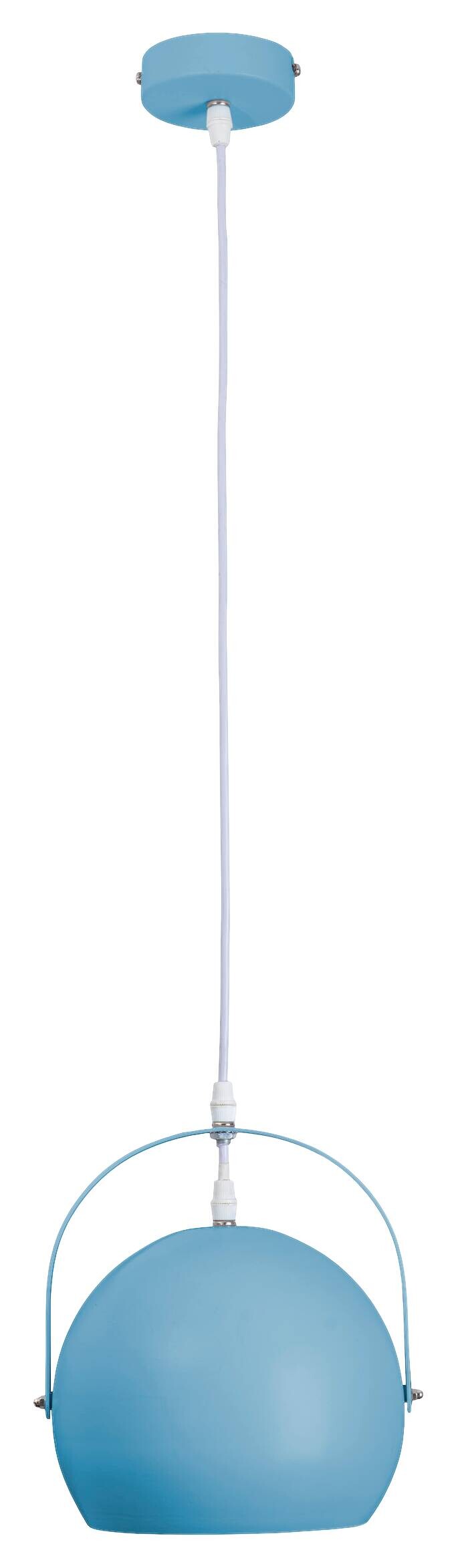 Näve Leuchten Pendelleuchte COLORADO NV6137812 blau Eisen H/D: ca. 132x25 cm E27 1 Brennstellen