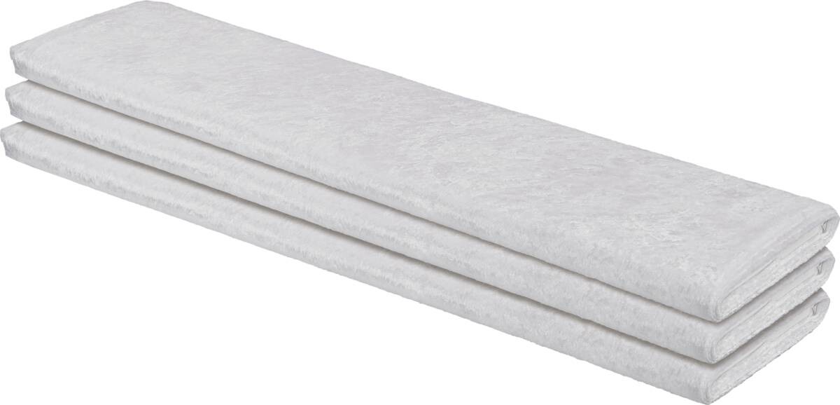 Dekostoff Pannesamt weiß B: ca. 150 cm