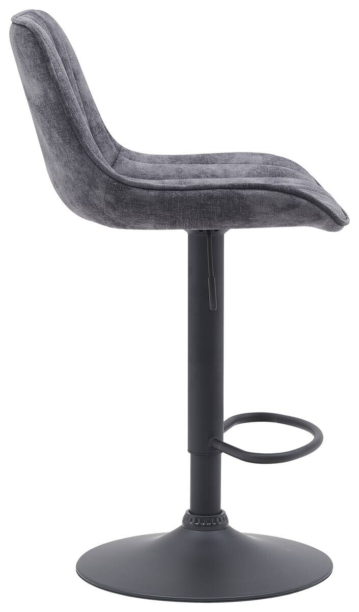 Barhocker Sabine anthrazit Microfaser B/H/T: ca. 44x88x54 cm