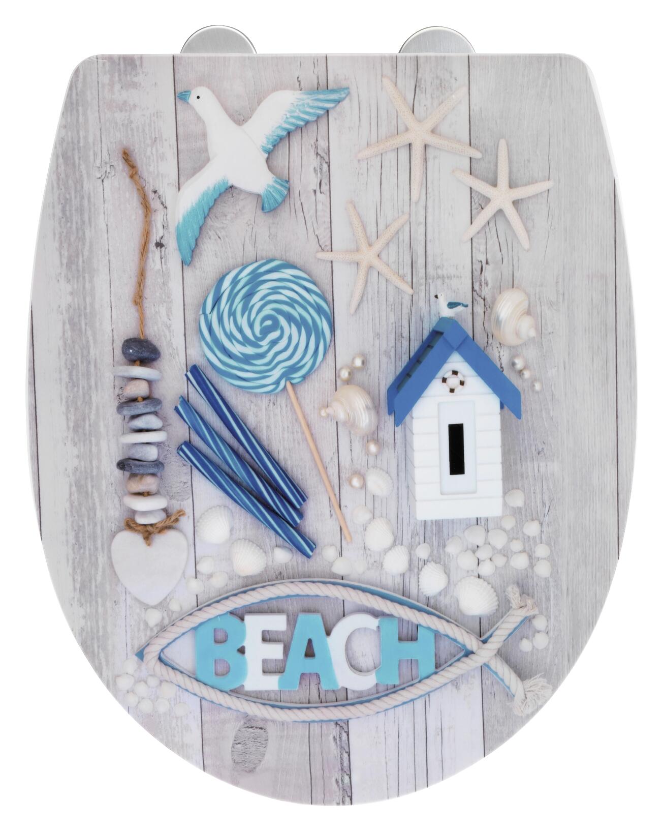 WENKO WC-Sitz Beach Thermoplast