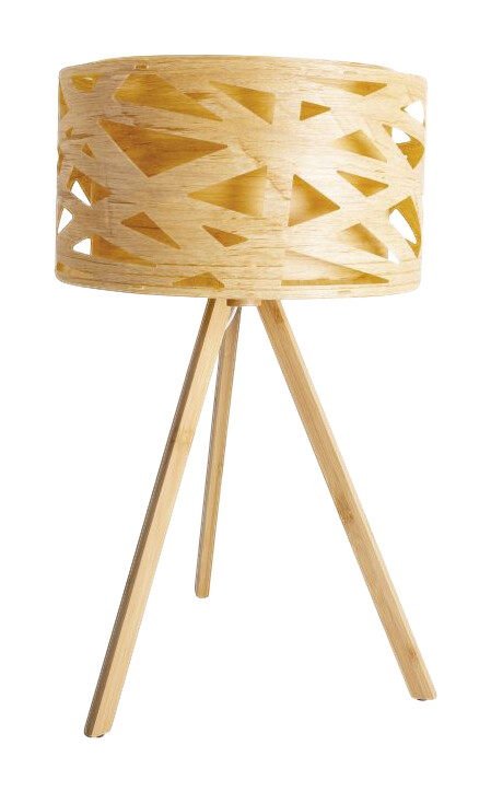 Näve Leuchten Tischleuchte NV3184027 natur Bambus H/D: ca. 55x33 cm E14 1 Brennstellen