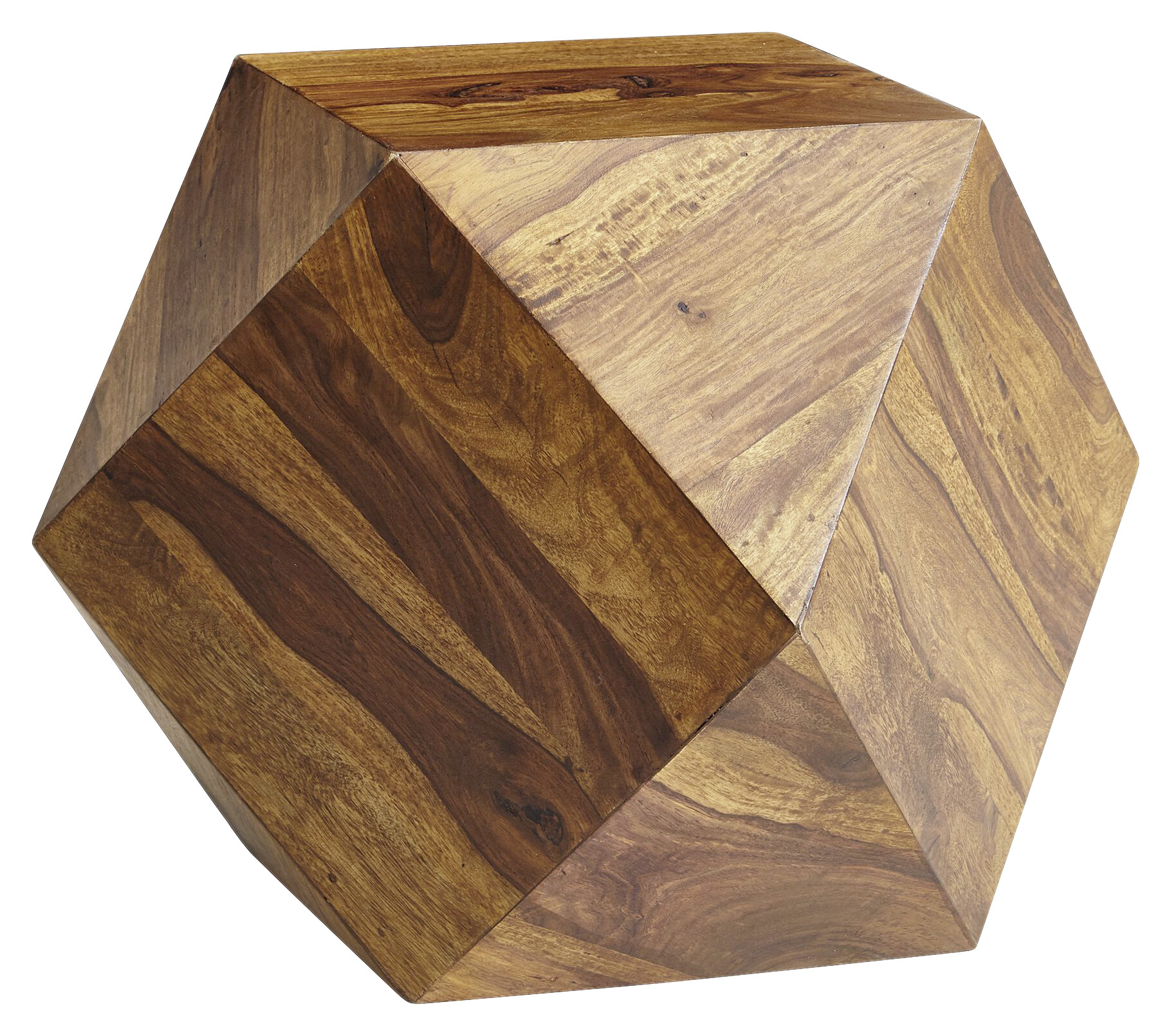 Wohnling Couchtisch braun B/H/T: ca. 43x57x57 cm