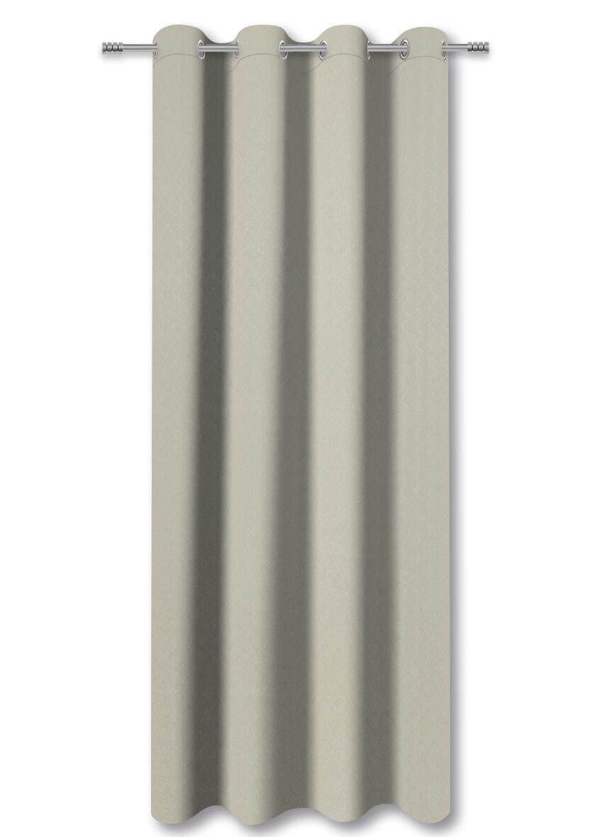 Verdunklungsvorhang Larius beige B/L: ca. 140x245 cm