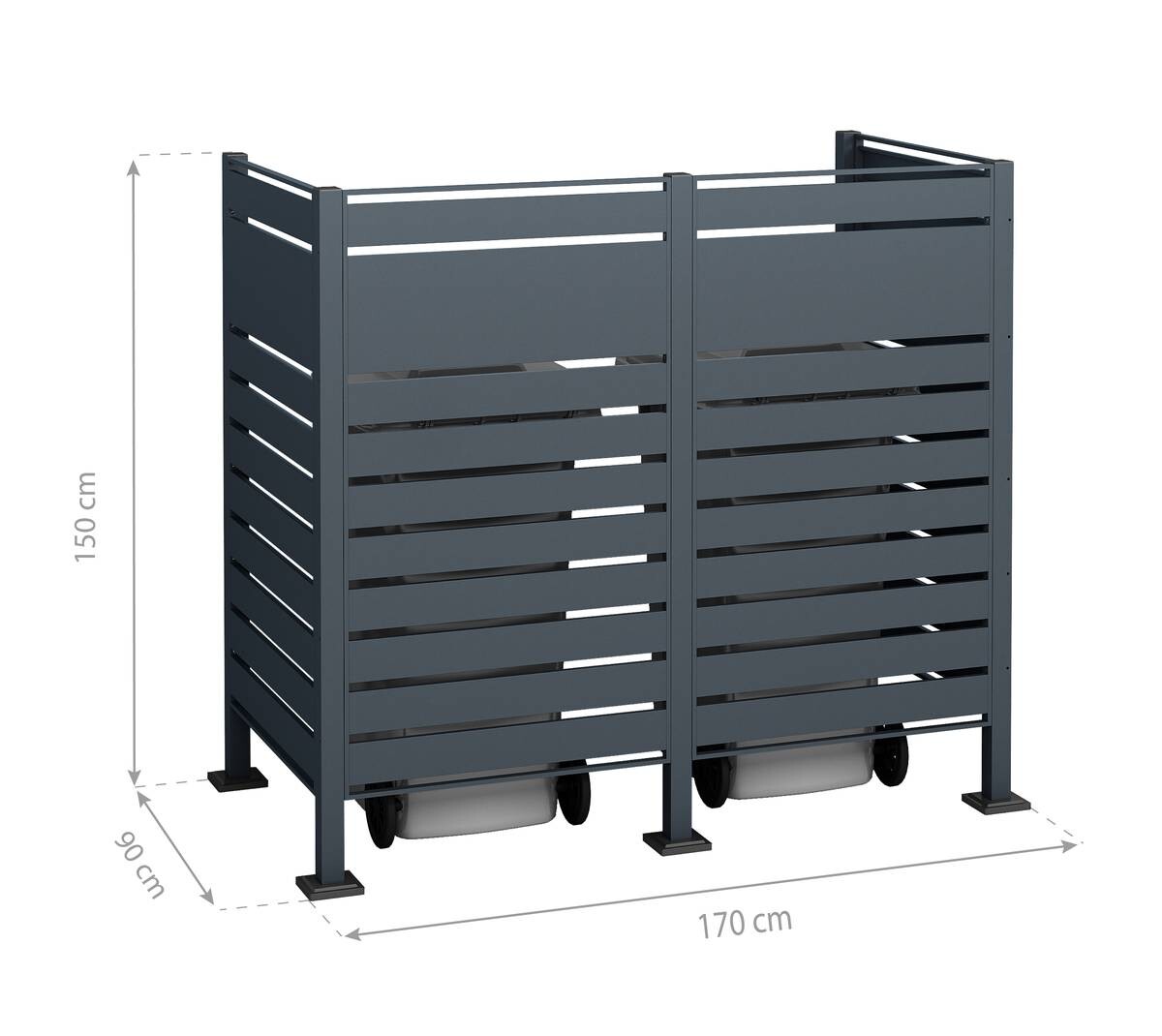 Westmann MülltonnenverkleidungBox Planum