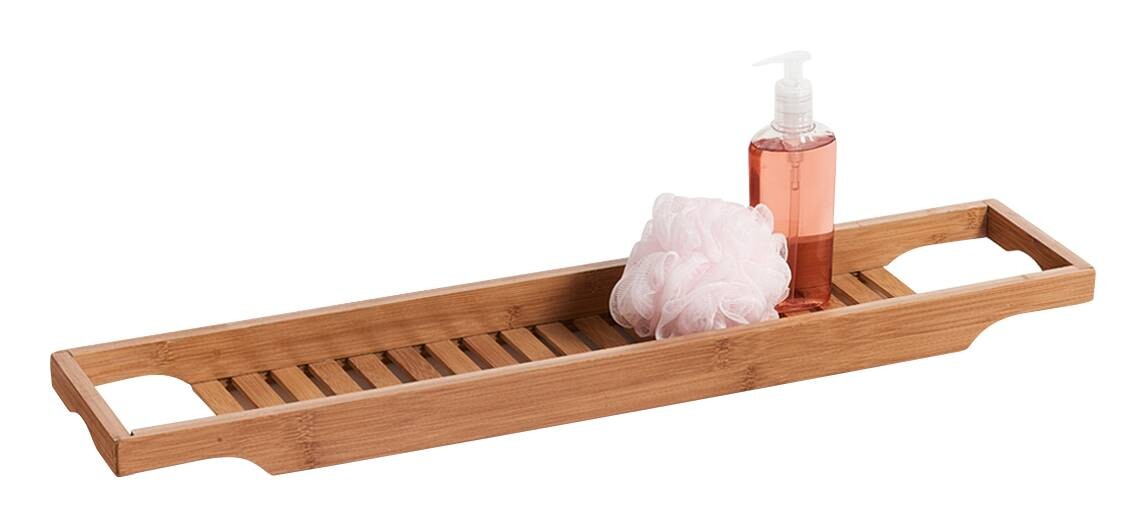 Zeller Badewannenablage braun Bambus B/H/L: ca. 14,3x4,5x70 cm