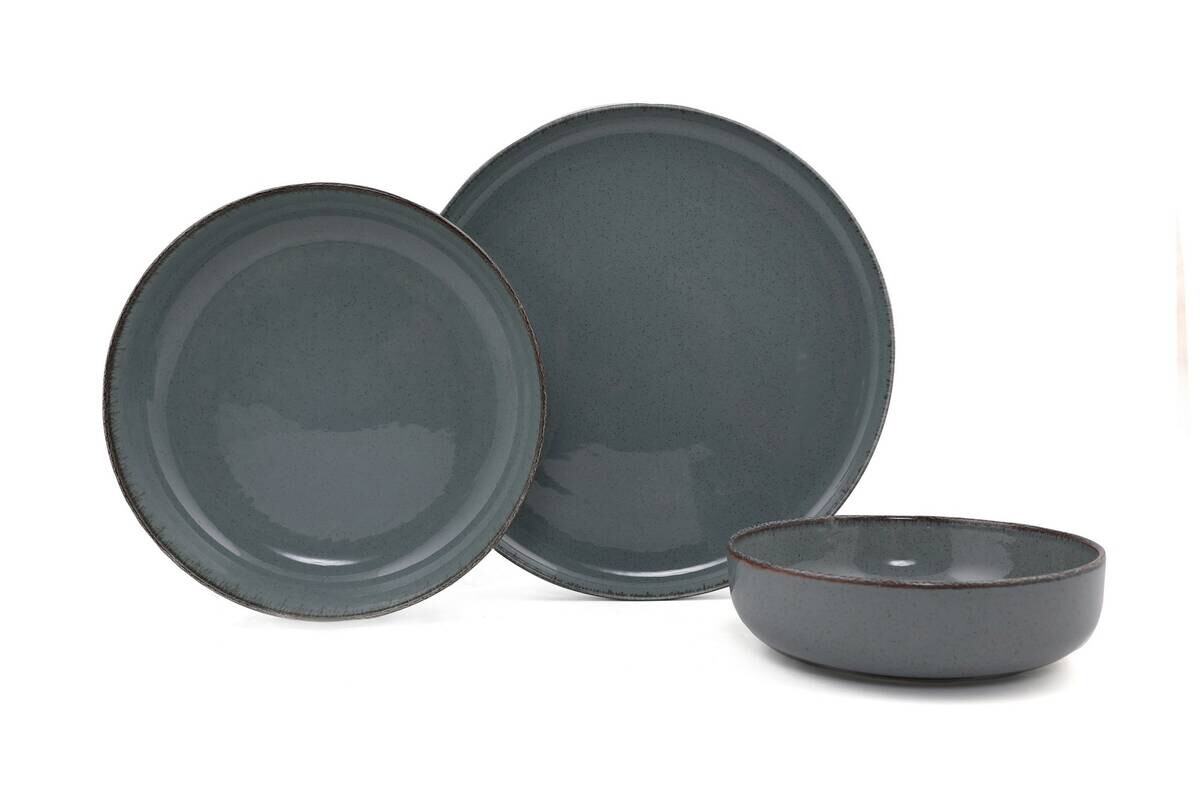 Hermia Concept Kombiservice grau Porzellan 12 tlg.