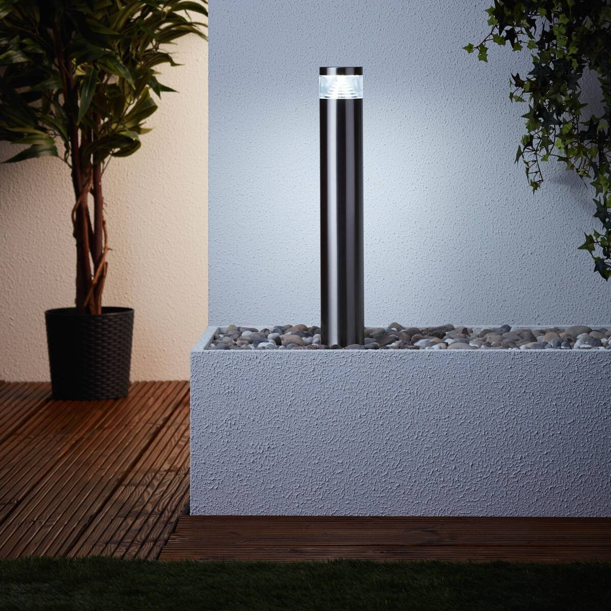 Außenleuchte G43485/82 Edelstahl B/H/T/D: ca. 7,5x50x7,5x7,5 cm