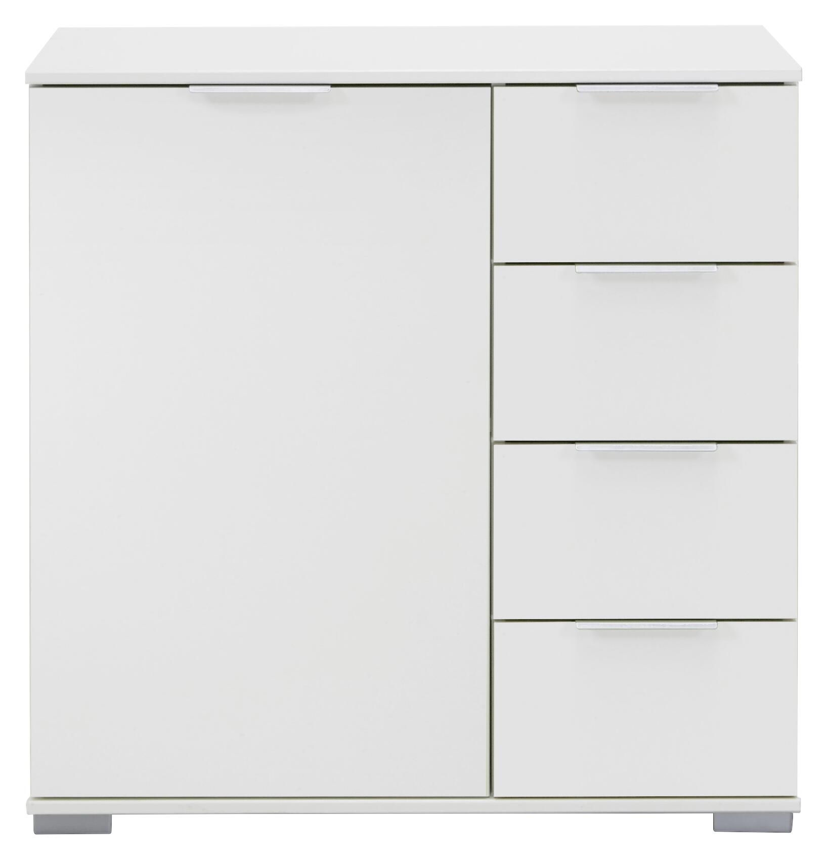 Kombikommode Nadja weiß B/H/T: ca. 81x83x41 cm