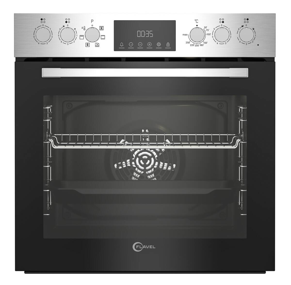 FLAVEL Einbauherdset FLS22361 Edelstahl B/H/T: ca. 59,4x59,5x56,7 cm FLAVEL Einbauherdset FLS22361 Edelstahl B/H/T: ca. 59,4x59,5x56,7 cm