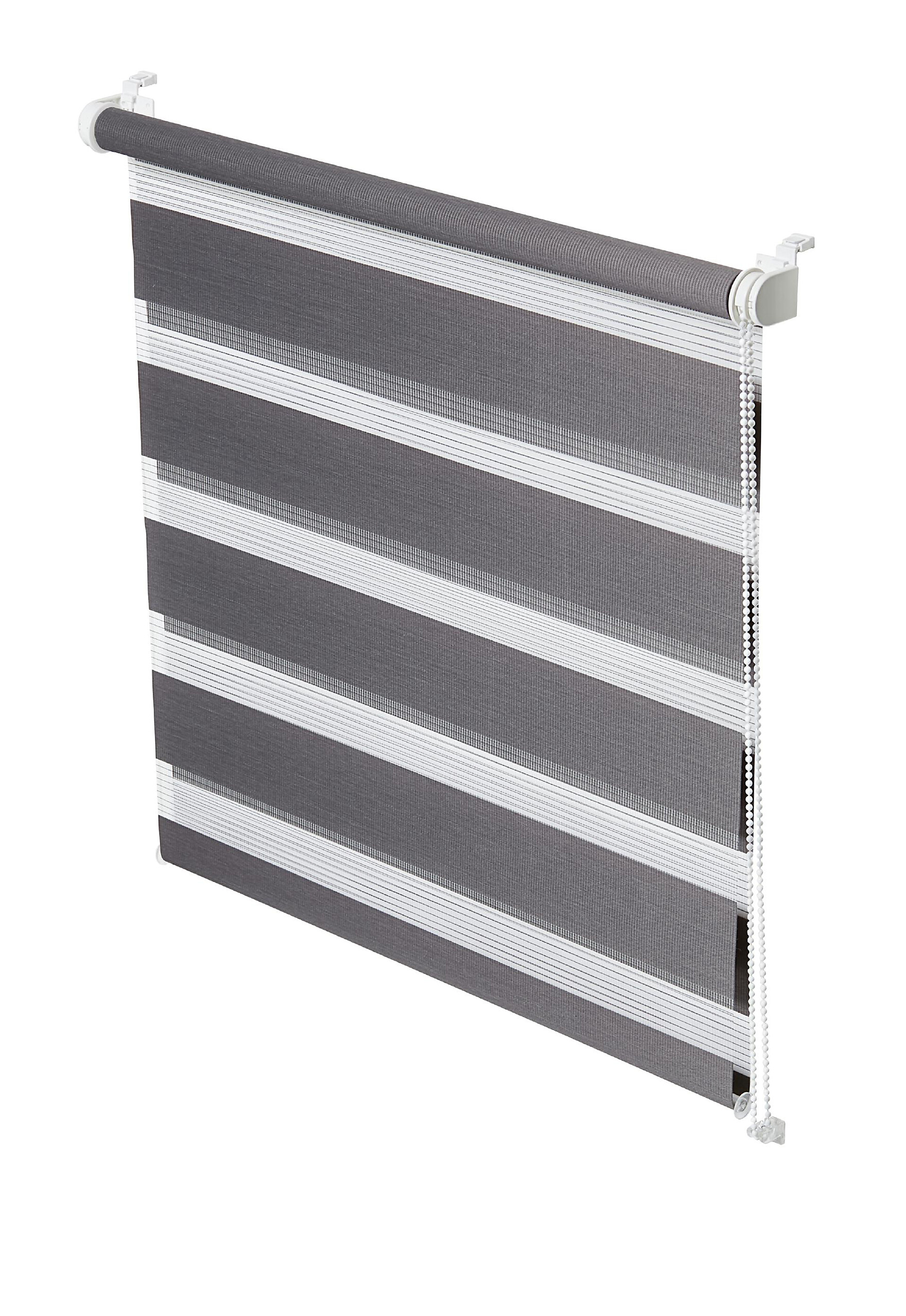 Doppelrollo Easyfix anthrazit B/L: ca. 90x150 cm