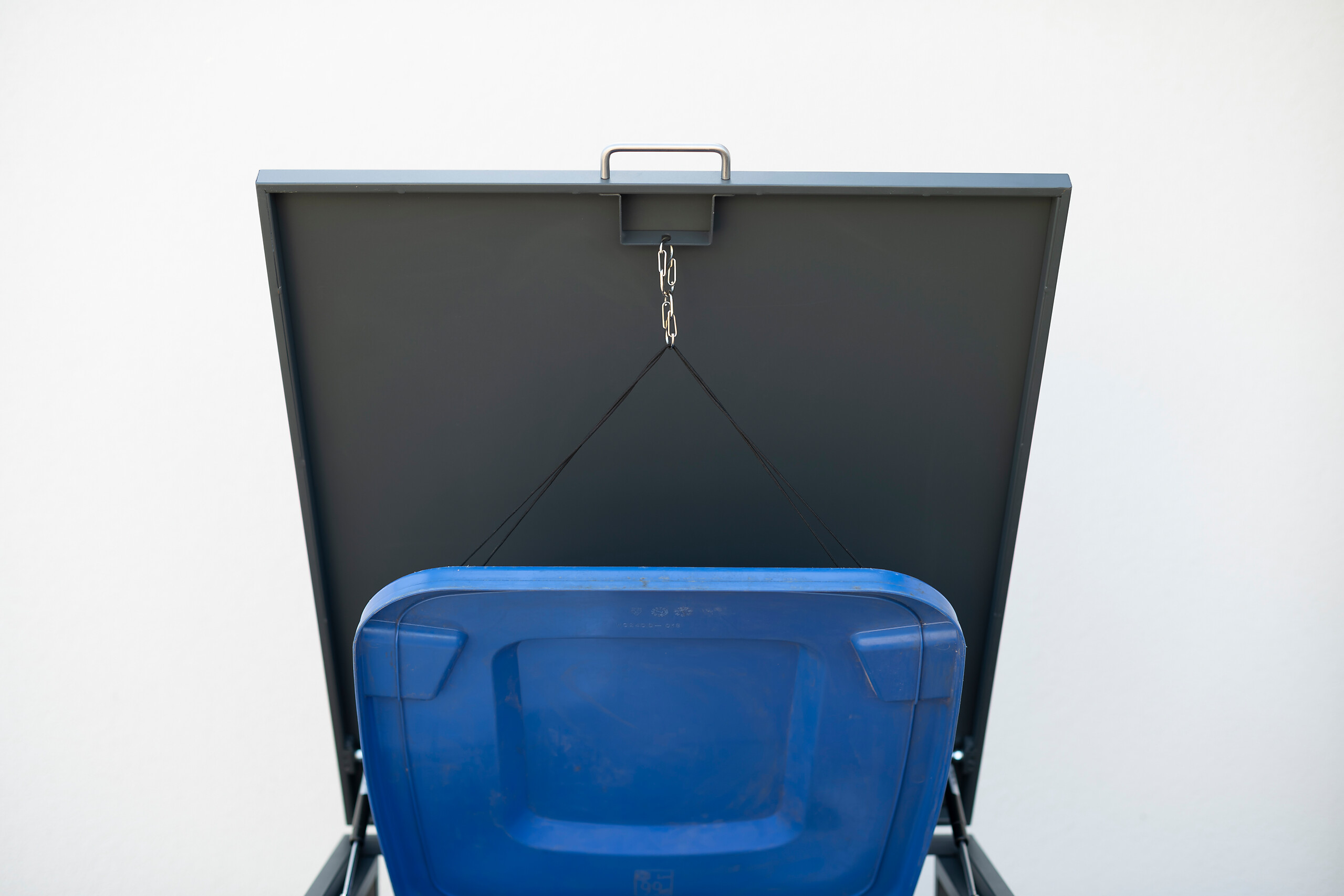 Westmann Mülltonnenbox 1-fach Kubus anthrazit B/H/L: ca. 80x116x60 cm