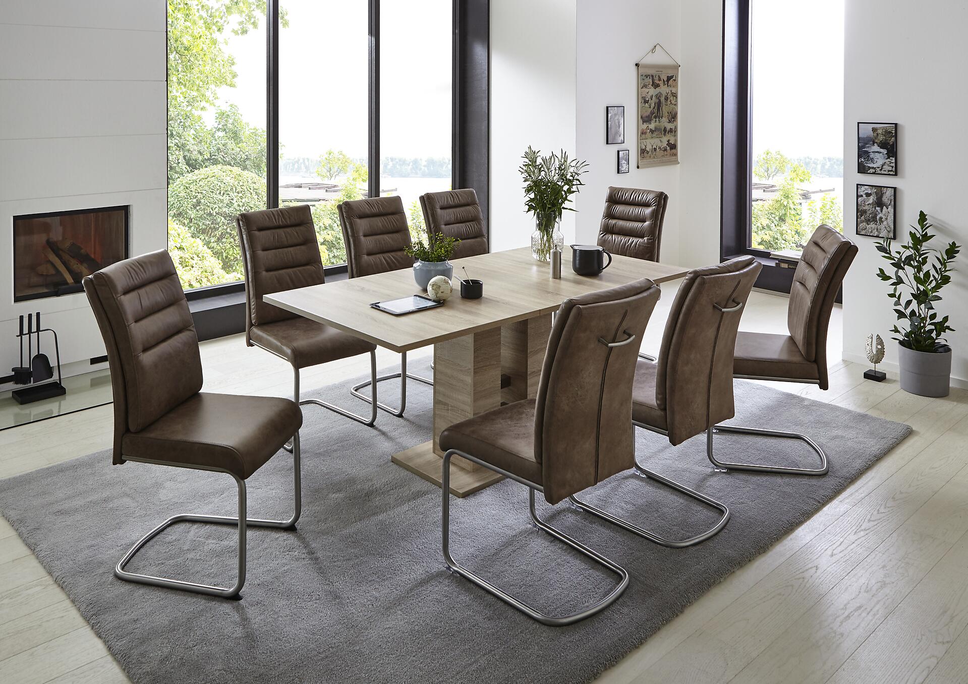 Esstisch HELENA II Eiche Sonoma Nachbildung B/H/T: ca. 140x76x90 cm